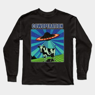 Cowoperation  - Cooperation between cows and aliens, Lame Long Sleeve T-Shirt